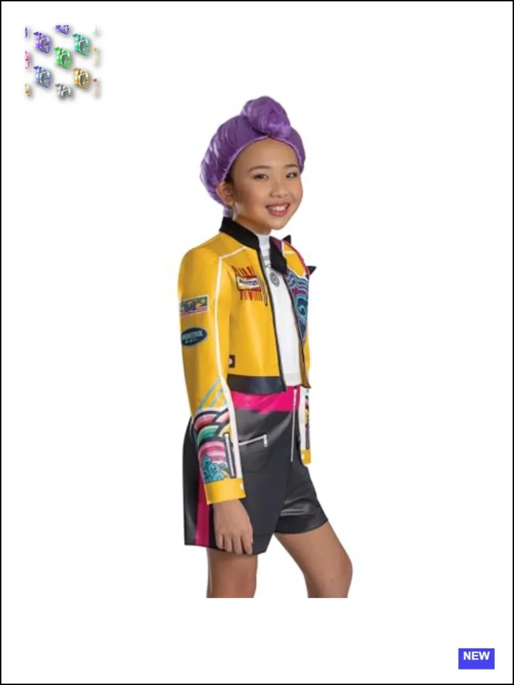 Kids K-Pop Demon Hunters Rumi Costume Jumpsuit Top Halloween Dress Up